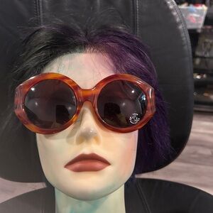 Vintage Anglo American Stylish Orange Sunglasses